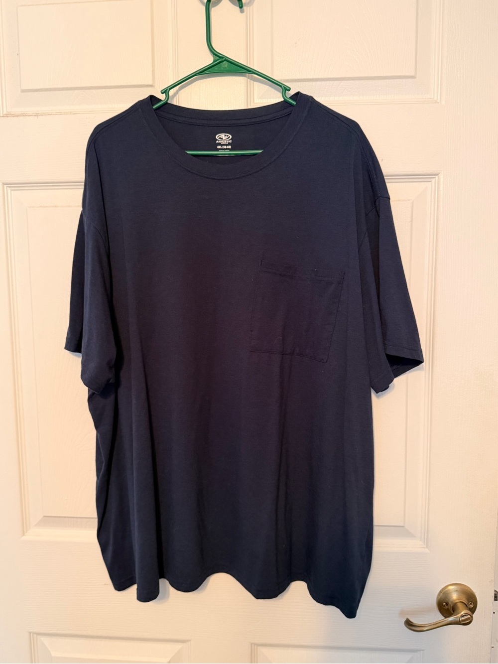 Athletic Works Navy Short Sleeve Pocket Tee
